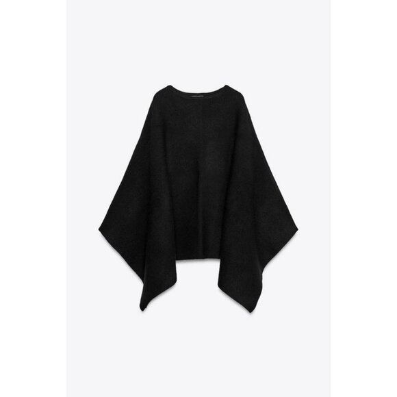 ZARA KNIT CAPE - Picture 5 of 7